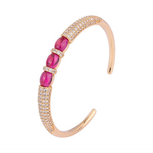 Women's Gold Filled Zircon Geometric Elegant Classic Bracelet