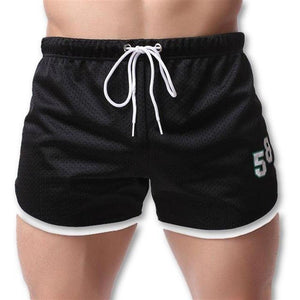 Men's Soft Low Waist Bandage Plain Straight Beachwear Mini Shorts