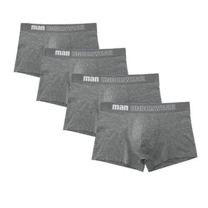 Men's Low Waist Letter Printed Stretchy Comfortable Boxer Shorts