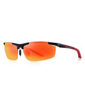 Men's Aluminum Frame Polarized Protection Sunglasses