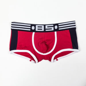 Men's Low Elastic Waist Printed Underpants Boxer Shorts