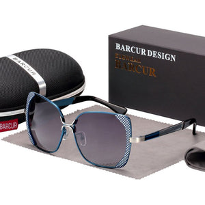 Women's Color Mirror UV400 Protection Polarized Lens Sunglasses