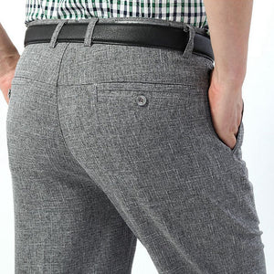 Men's High Waist Printed Pattern Zipper Closure Casual Wear Pants