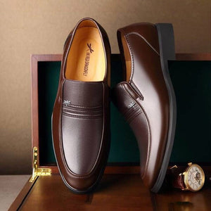 Men's Genuine Leather Breathable Hollow Out Lace-Up Formal Shoes