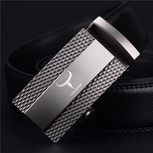 Men's Genuine Leather Strap Alloy Buckle Closure Casual Belts