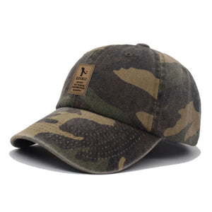 Men's Cloth Cotton Camouflage Baseball Cap Sport Summer Hat