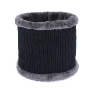Men's Faux Fur Winter Thick Mask Neck Bonnet Hats