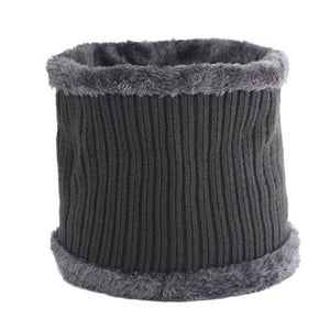 Men's Faux Fur Winter Thick Mask Neck Bonnet Hats