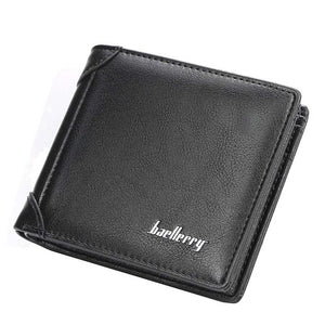 Men's Genuine Leather Multi Slit Card Holder Plain Zipper Wallet