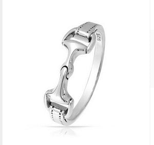 Women's 100% 925 Sterling Silver Round Plain Adjustable Vintage Ring