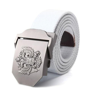 Men's Plush Pattern Alloy Pin Automatic Buckle Belts