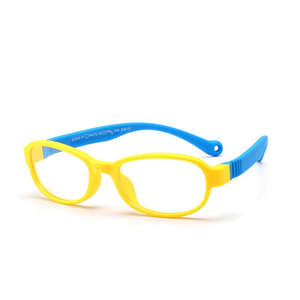 Kid's Square Clear Lens Thin Colorful Frame Optical Sunglasses