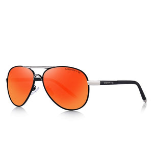Men's Colorful Lens Thin Alloy Frame HD Polarized Sunglasses